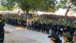 Más de 1.000 policías blindarán partido de la final de ida Junior-Nacional: drones, controles y vigilancia especial en el estadio Romelio Martínez