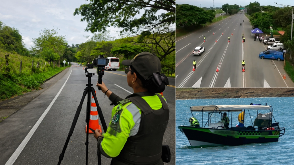 Más de 3.000 uniformados están listos para garantizar la seguridad vial durante uno de los puentes festivos con mayor flujo vehicular en el Valle