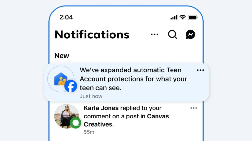 Meta despliega en España nuevas medidas de seguridad para proteger a los adolescentes en Facebook y Messenger