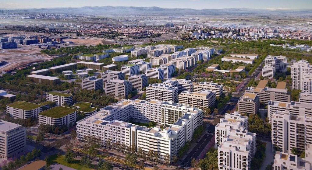 Metrovacesa impulsa su mayor proyecto residencial en el nuevo barrio de Madrid que tendrá más de 14.000 viviendas