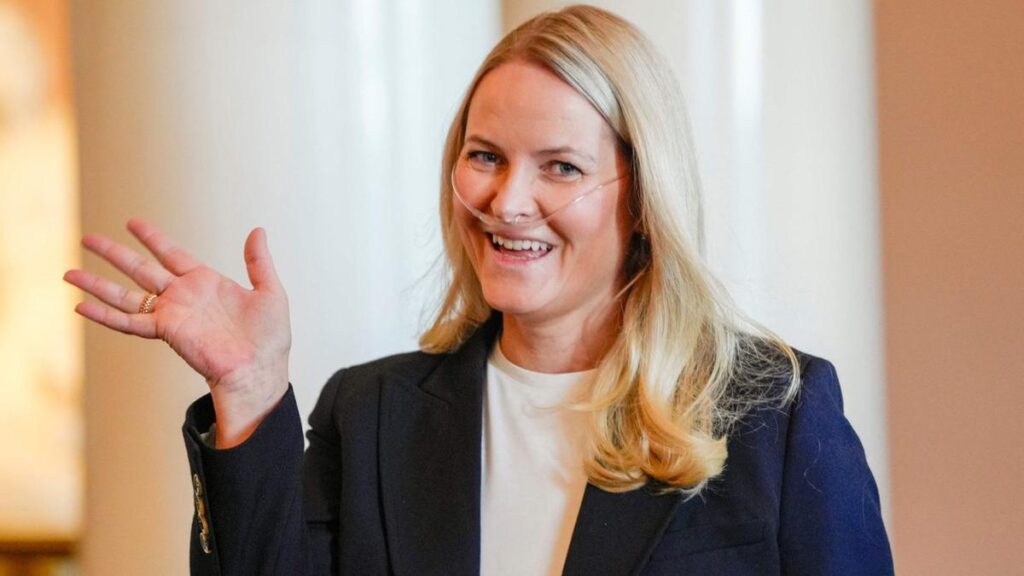 La princesa Mette‐Marit, en una reciente aparicion, en Oslo.