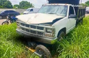 Motorizado de 51 años de edad murió en la vía El Tigre – Pariaguán tras colisionar con un camión
