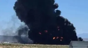 Mueren ocho personas en accidente de bombardero de EEUU