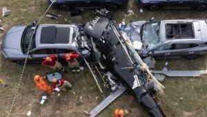 Muerte de Gaspi: autoridades de Brasil investigan si uno de los helicópteros estrellados realizaba transporte ilegal de pasajeros