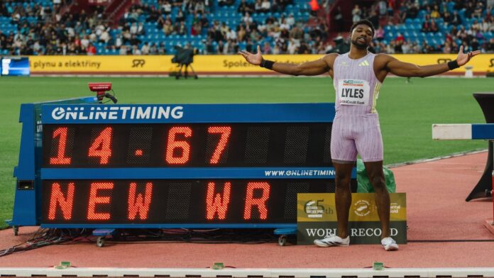 Noah Lyles tiene su récord del mundo