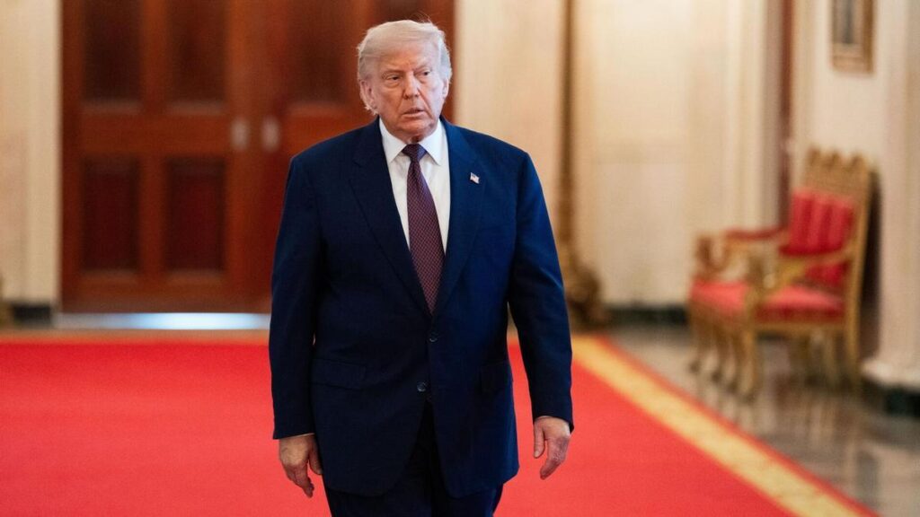 El presidente de EEUU, Donald Trump.