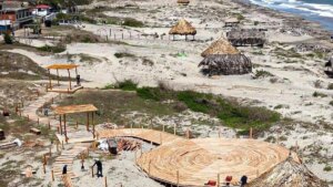 Obras en playa Punta Astilleros alcanzan 70 % de avance y buscan consolidar a Piojó como destino de turismo sostenible en el Atlántico