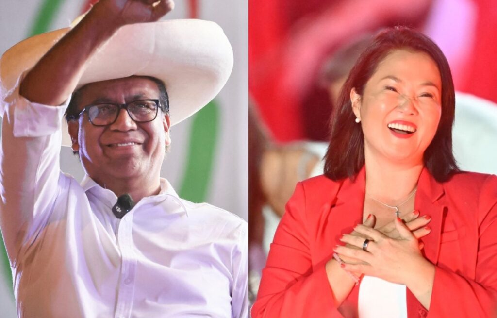 Perú: distancia entre Sánchez y Fujimori baja a 20.000 votos con 97% del escrutinio