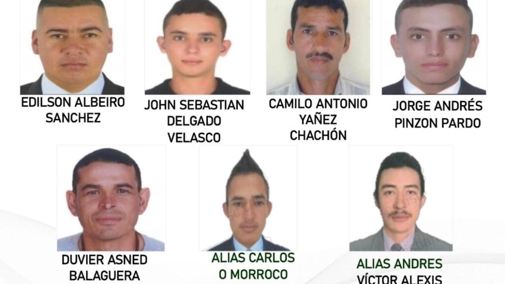 Policía de Santander revela el cartel de los más buscados: estos son los delincuentes y los delitos por los que son investigados