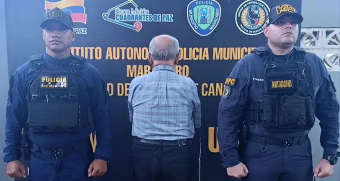Polimaracaibo detiene a sexagenario por presuntos actos lascivos