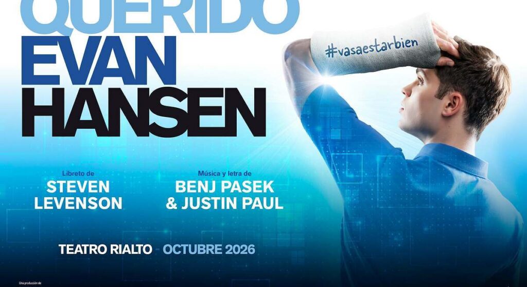 'Querido Evan Hansen', el fenómeno de Broadway que ha conmovido al mundo, llega a Madrid en octubre