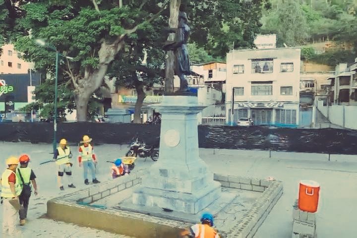 Remodelación de la Plaza Washington en El Paraíso genera intriga en los vecinos por esta razón