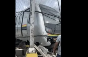 Reportan descarrilamiento de un tren en los patios de mantenimiento del Metro de Caracas – Efecto Cocuyo