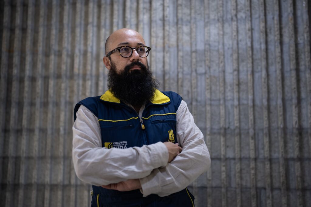Carlos Carrillo en Córdoba, el 10 de febrero.