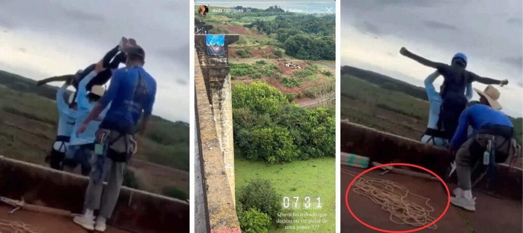 Revelaron VIDEO inédito de la mujer que murió tras ser lanzada de un bungee jumping sin cuerda en Brasil