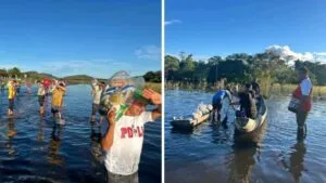 Río Orinoco inunda sector y pista de aterrizaje en La Esmeralda, capital del Alto Orinoco