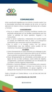 Sector licorero de Bolívar se une al duelo nacional y suspende sus actividades comerciales