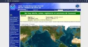 Sistema de alerta de EE. UU. descarta amenaza de tsunami para Venezuela tras sismo de magnitud 7.5