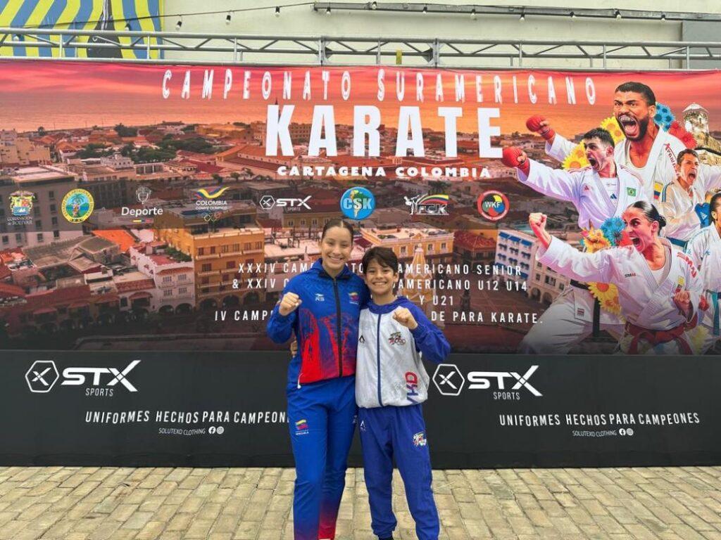 Táchira se baña de plata en el Sudamericano de Karate en Cartagena