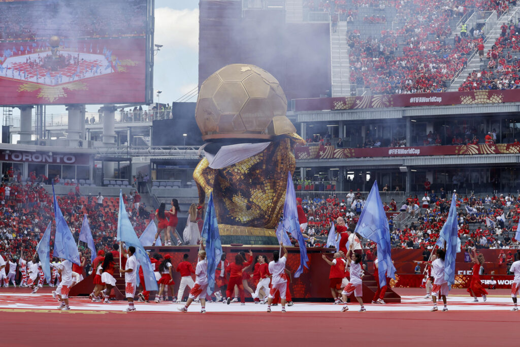 Toronto celebró su estreno en el Mundial con una ceremonia dedicada a la diversidad cultural (Imágenes)