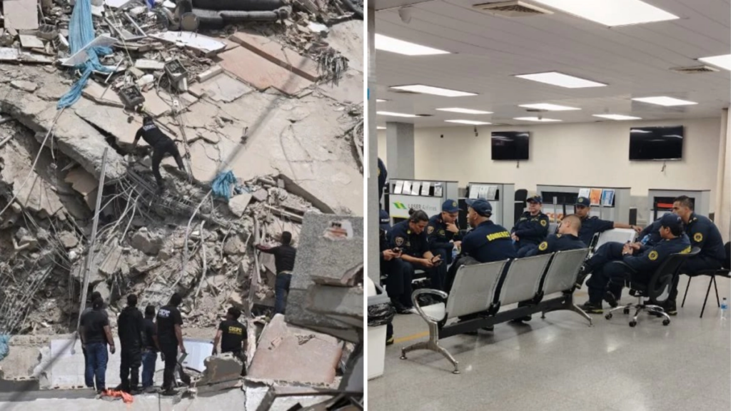 Tras cinco horas retenidos, el Gobierno de Venezuela autorizó el ingreso de los bomberos de Medellín para apoyar en la emergencia tras los terremotos