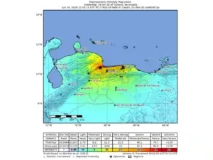 USGS pronostica 8 % de probabilidad que ocurra una réplica con magnitud mayor a 6.0 en Venezuela la próxima semana
