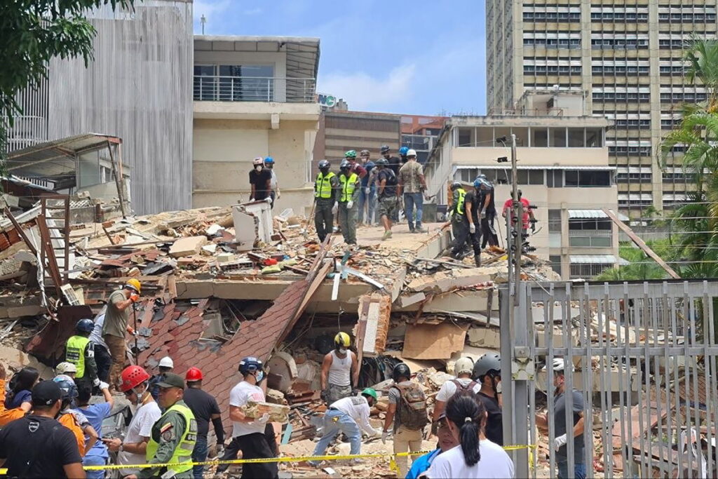 Último balance de españoles en Venezuela: cinco muertos, 119 desaparecidos y 14 bajo los escombros