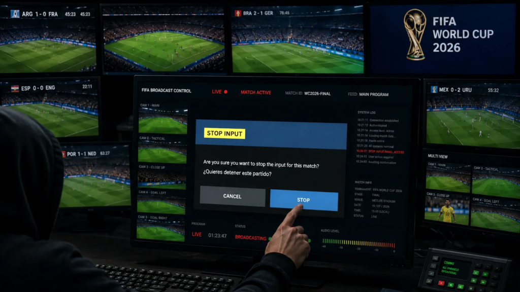 Un fallo de la FIFA permitía tomar el control de las retransmisiones del Mundial y alterar lo que veían millones de personas