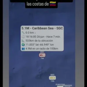 Un nuevo sismo de magnitud 4.9 sacude el norte de Venezuela en medio de la emergencia nacional