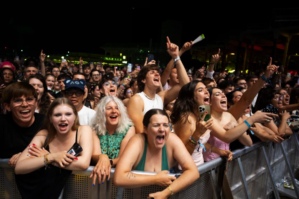 Asistentes a un concierto en Barcelona el pasado 7 de junio.