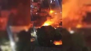 Una vela desató incendio en Baruta