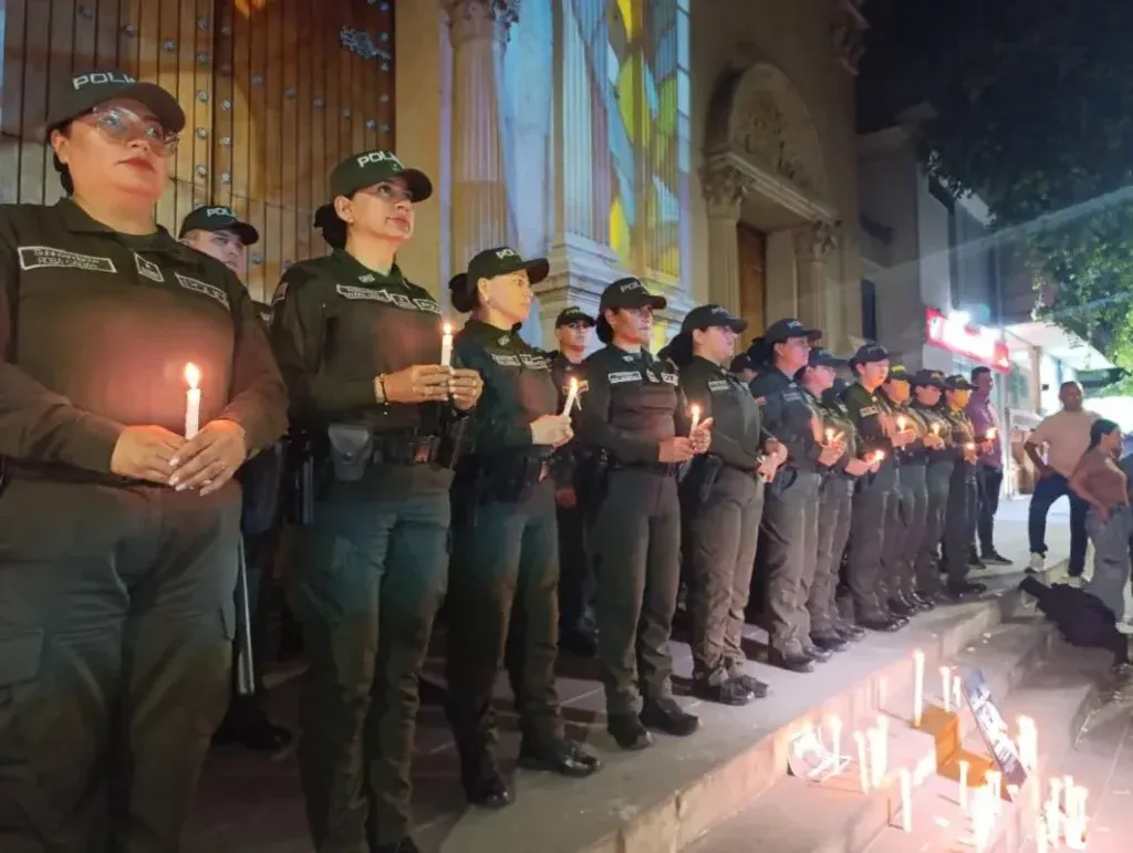 Velatón en homenaje a Cristian Herrera