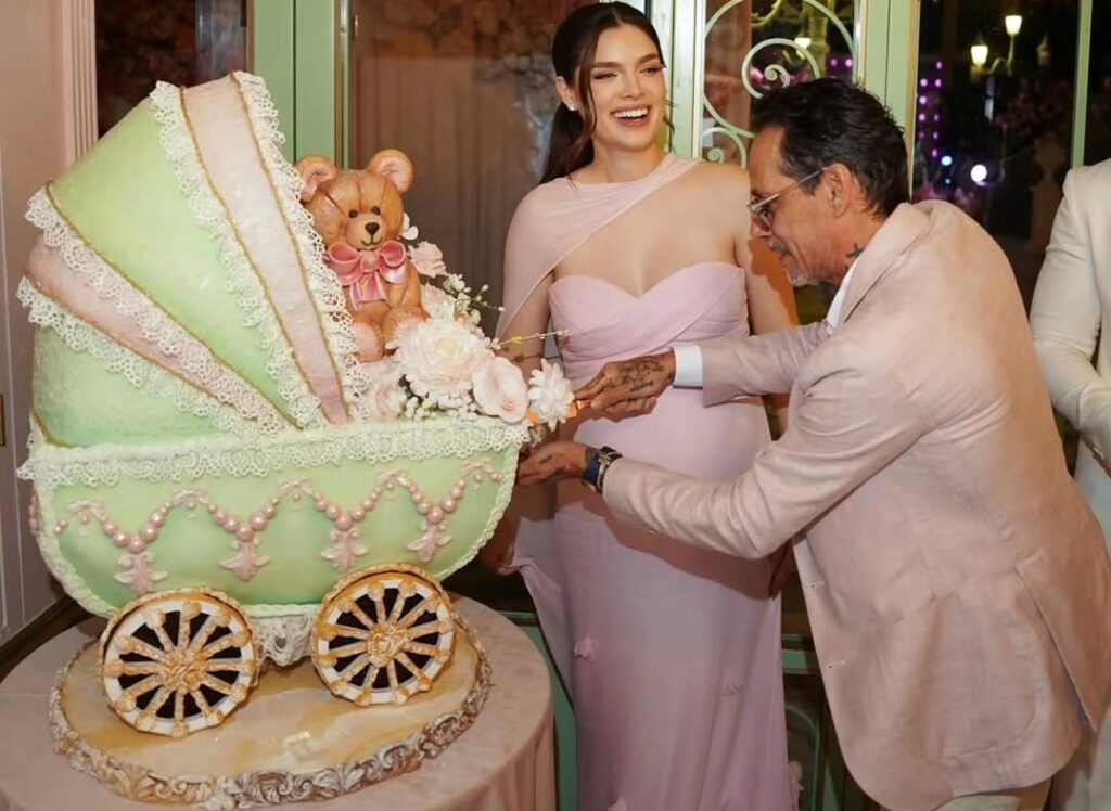 Venezolano viajó de París a Miami para realizar el pastel del baby shower de Marc Anthony y Nadia Ferreira