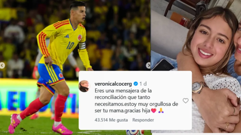 Verónica Alcocer reaccionó a lo ocurrido con James Rodríguez y envió mensaje a Antonella Petro: 'Eres una mensajera de la reconciliación'