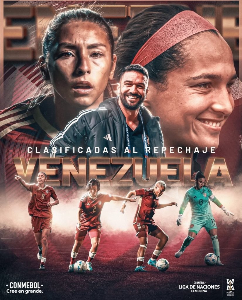 Vinotinto femenina logró un cupo para el repechaje al Mundial 2027
