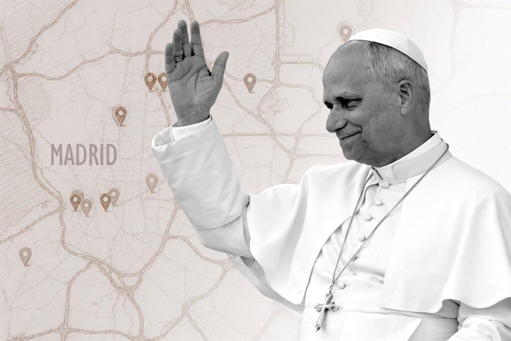 Visita del Papa a Madrid 2026: mapa del recorrido, agenda y actos confirmados del 6 al 9 de junio