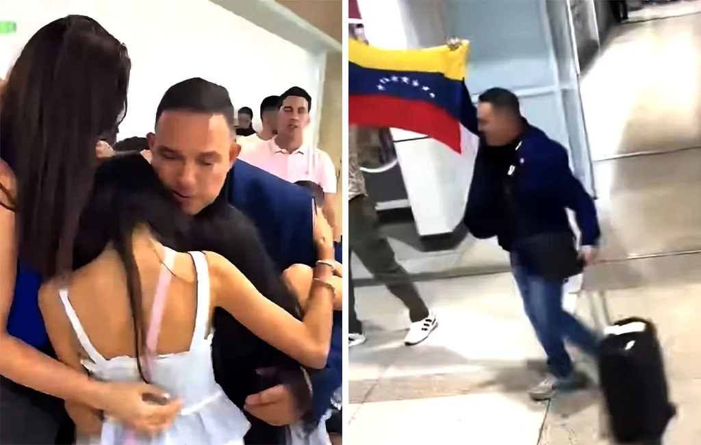 Wilmer Azuaje llegó a Venezuela la tarde de este domingo tras pasar años en el exilio