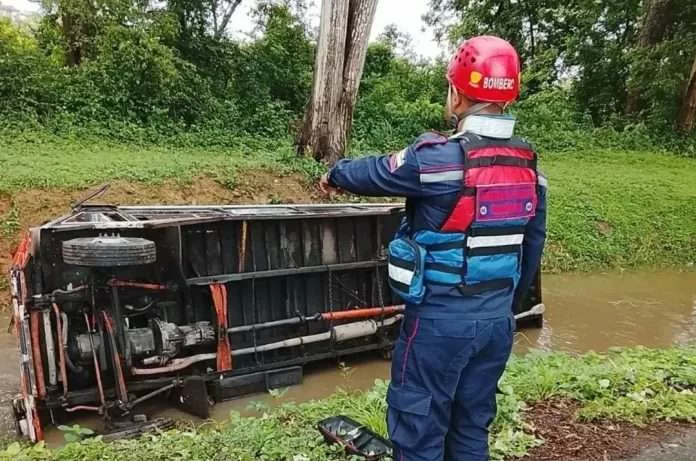 accidente vial en Cojedes deja siete heridos tras el desplome de un