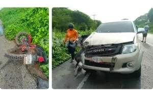 Accidente en la carretera nacional a la altura de Puerto Píritu deja un hombre de 27 años lesionado