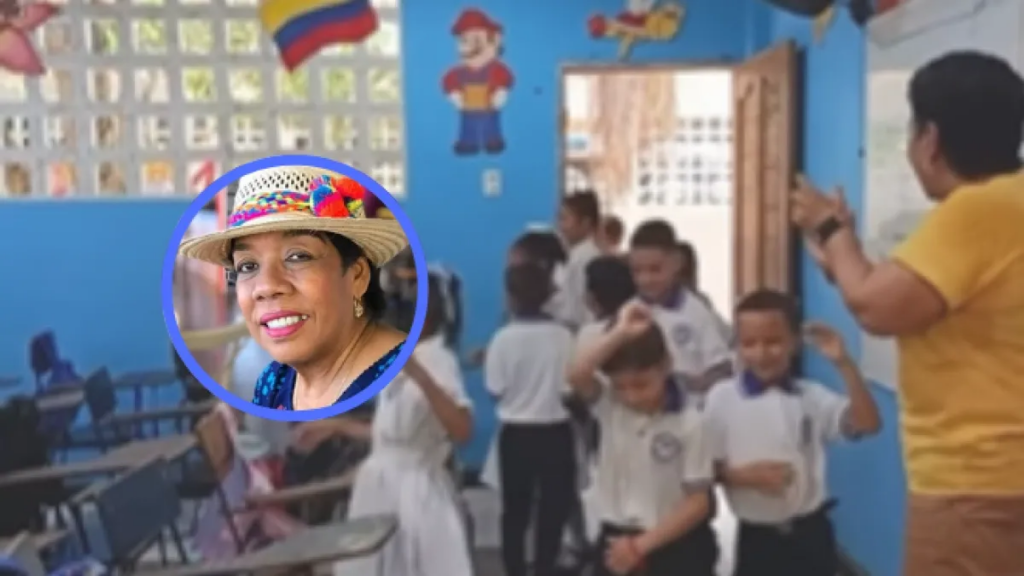 Al ritmo de ‘Mi Llanerita’, esta profesora de Malambo (Atlántico) convirtió el regreso a clases en una fiesta y enamoró a todos en las redes