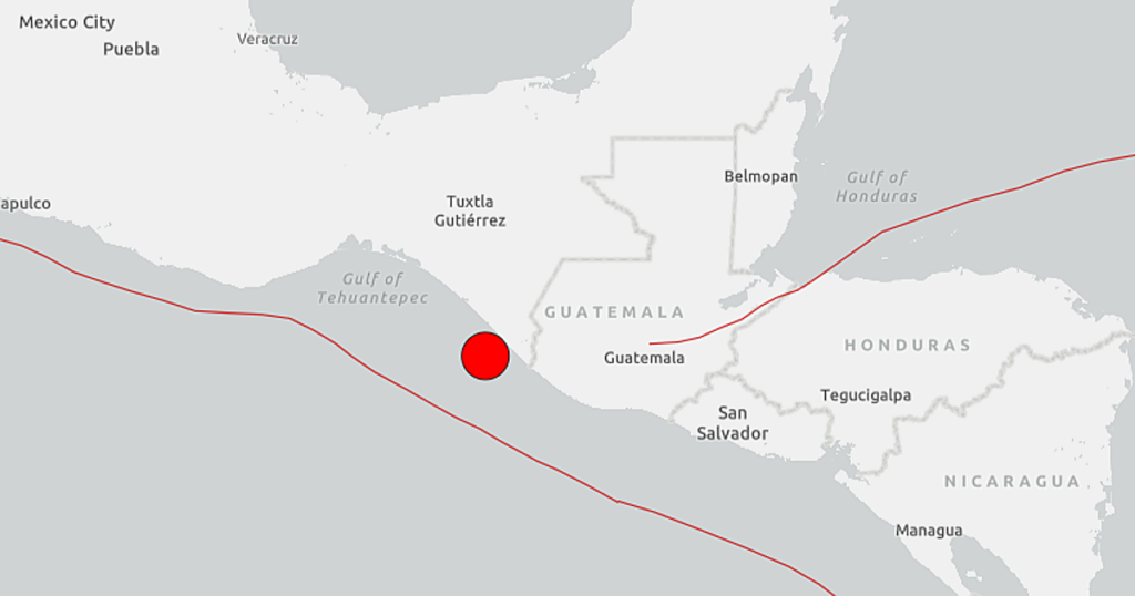 Alerta de tsunami en México y Guatemala tras un terremoto de magnitud 7,3 frente a su costa en el Pacífico