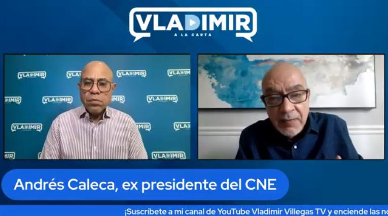 Andrés Caleca: "Pareciera que Estados Unidos no está apurado en adelantar un proceso electoral en Venezuela, el apuro es de otra gente"