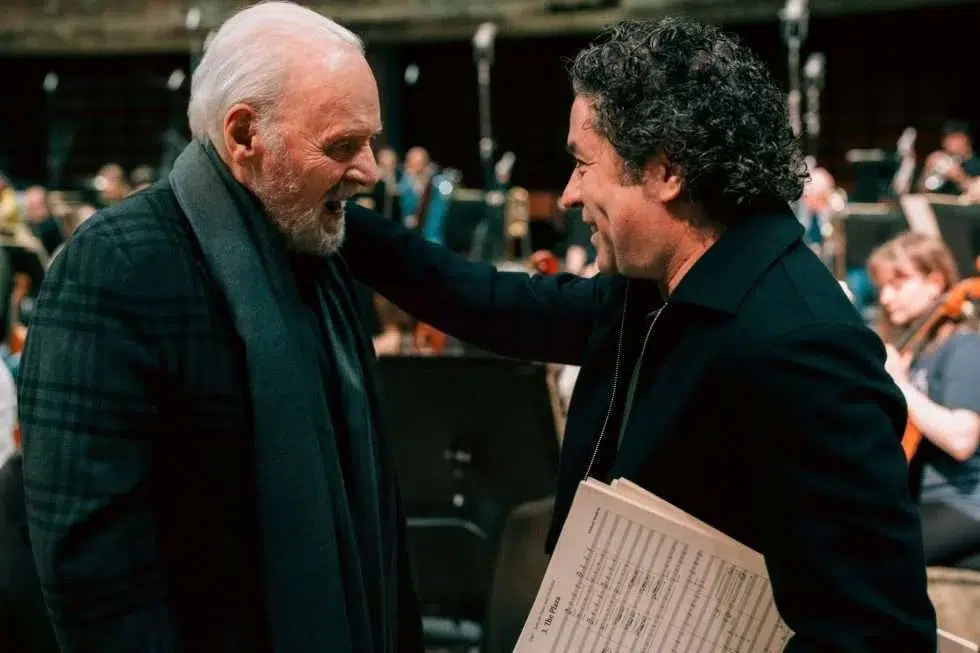 Anthony Hopkins debutará en la música con un álbum dirigido por Gustavo Dudamel