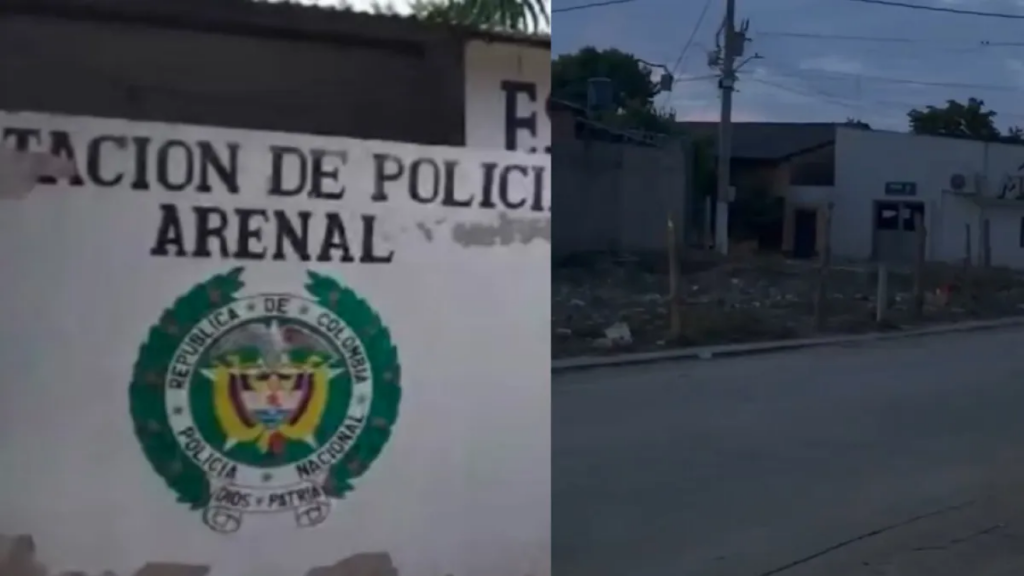 Ataque con drones destroza estación de Policía en Arenal, sur de Bolívar; gobernador Yamil Arana denuncia grave escalada de violencia