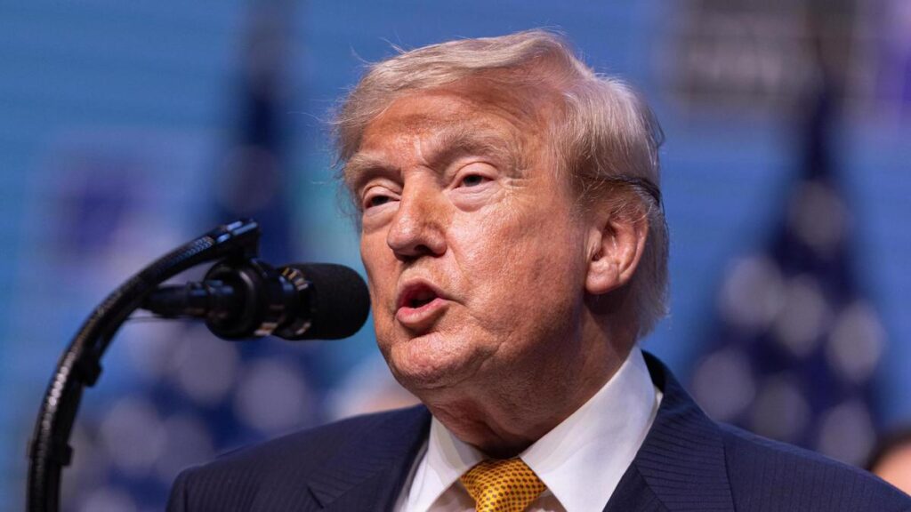 El presidente de Estados Unidos, Donald Trump.