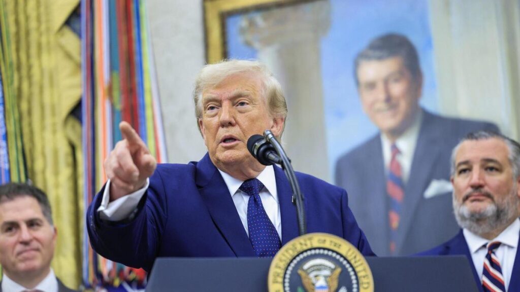 El presidente de Estados Unidos, Donald Trump.