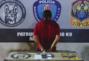 Capturado con presunta marihuana en el barrio Alfredo Sadel