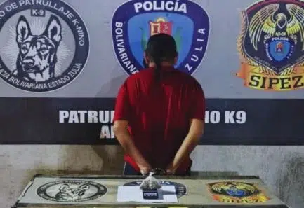 Capturado con presunta marihuana en el barrio Alfredo Sadel