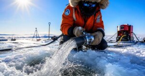 Científicos logran engrosar hasta 32 centímetros el hielo del Ártico y hacerlo más brillante en un solo invierno con una técnica sorprendente