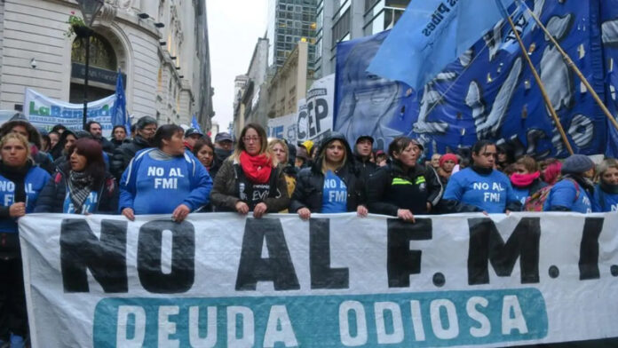 Cientos protestan en Argentina contra la visita de la directora gerente del FMI